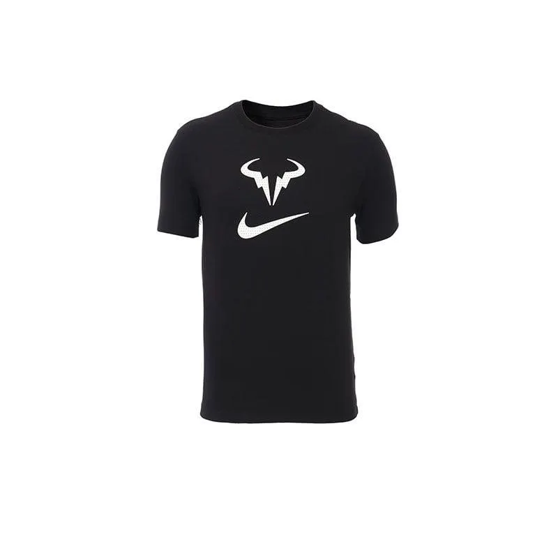 Camiseta Nike Casual Hombre Court Dri-Fit Rafa Negro