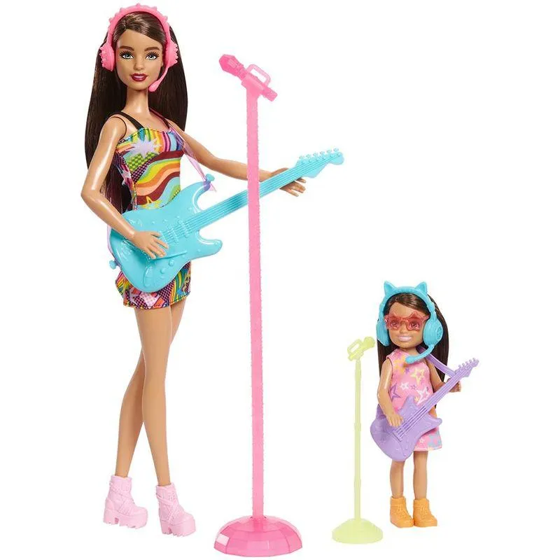 Muñeca Barbie y Chelsea Pop Star Mattel HGM61