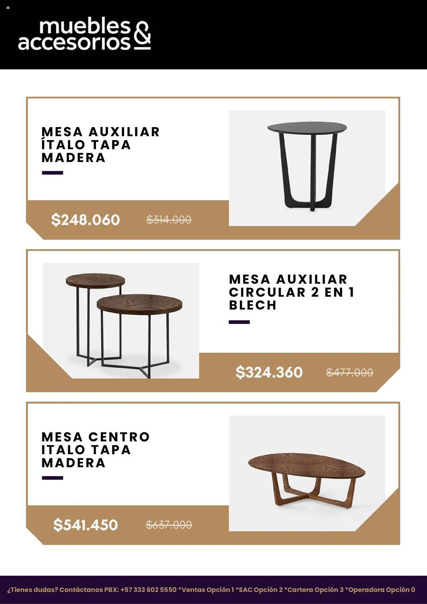 Catalogo de Catálogo Muebles & Accesorios 16 de marzo al 16 de abril 2024 - Pag 3