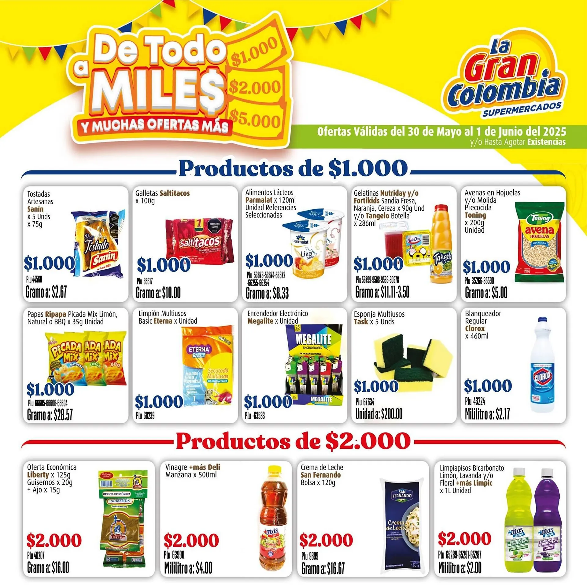 Catalogo de Catálogo La Gran Colombia 30 de mayo al 1 de junio 2025 - Pag 1
