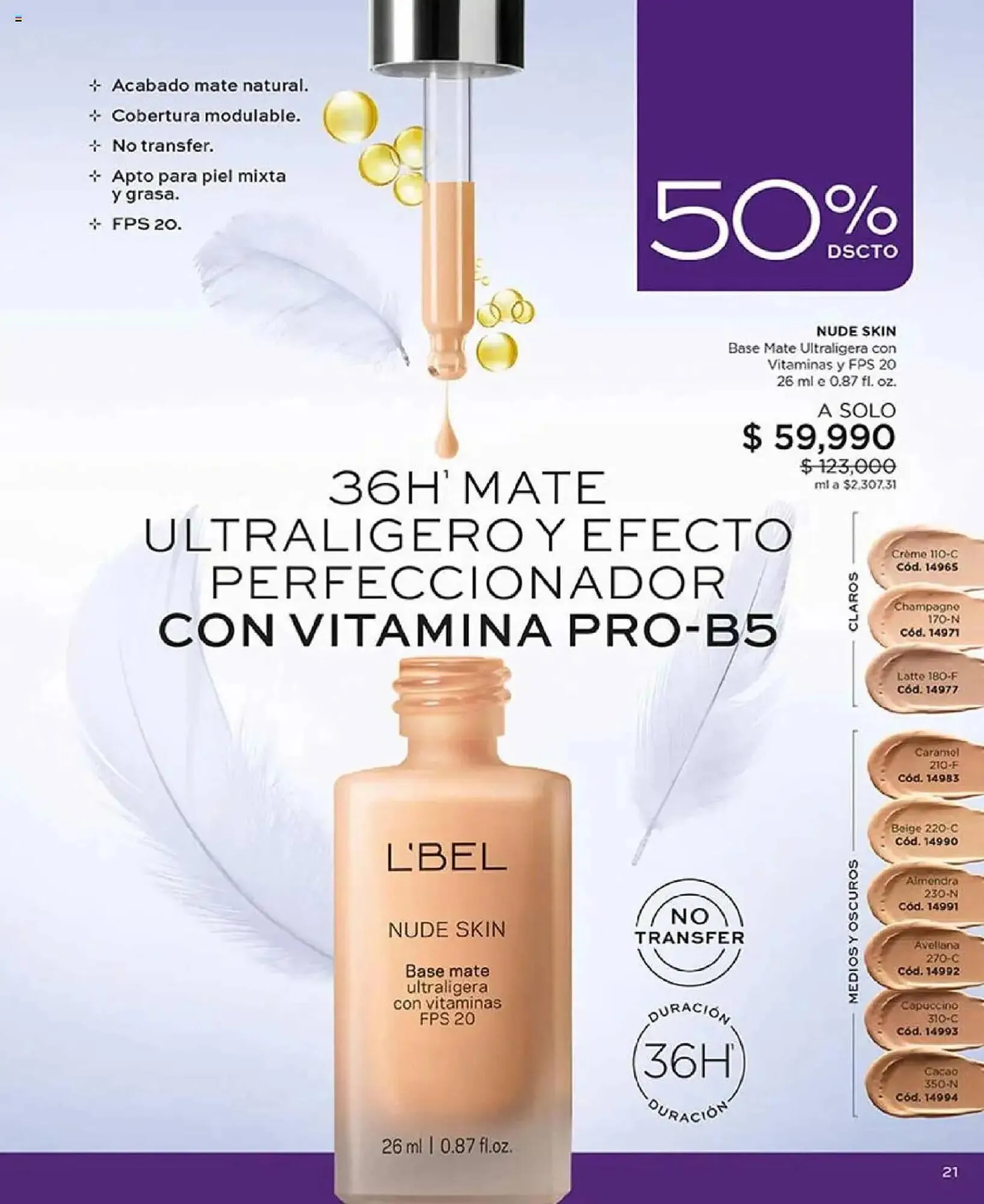 Catalogo de Catálogo L'bel 21 de abril al 30 de junio 2025 - Pag 21