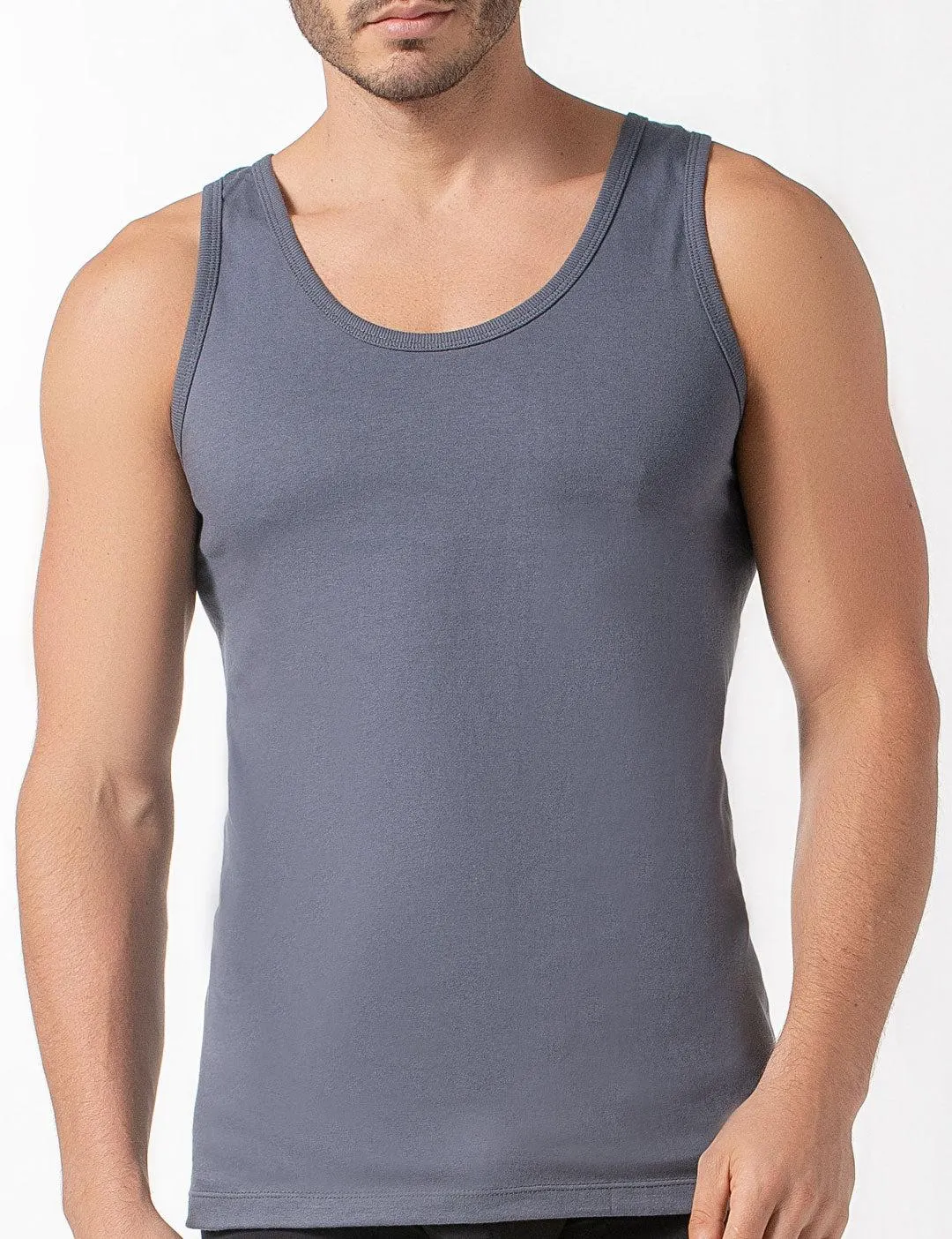 Camiseta Cuello Redondo Manga Sisa Algodón (2522)
