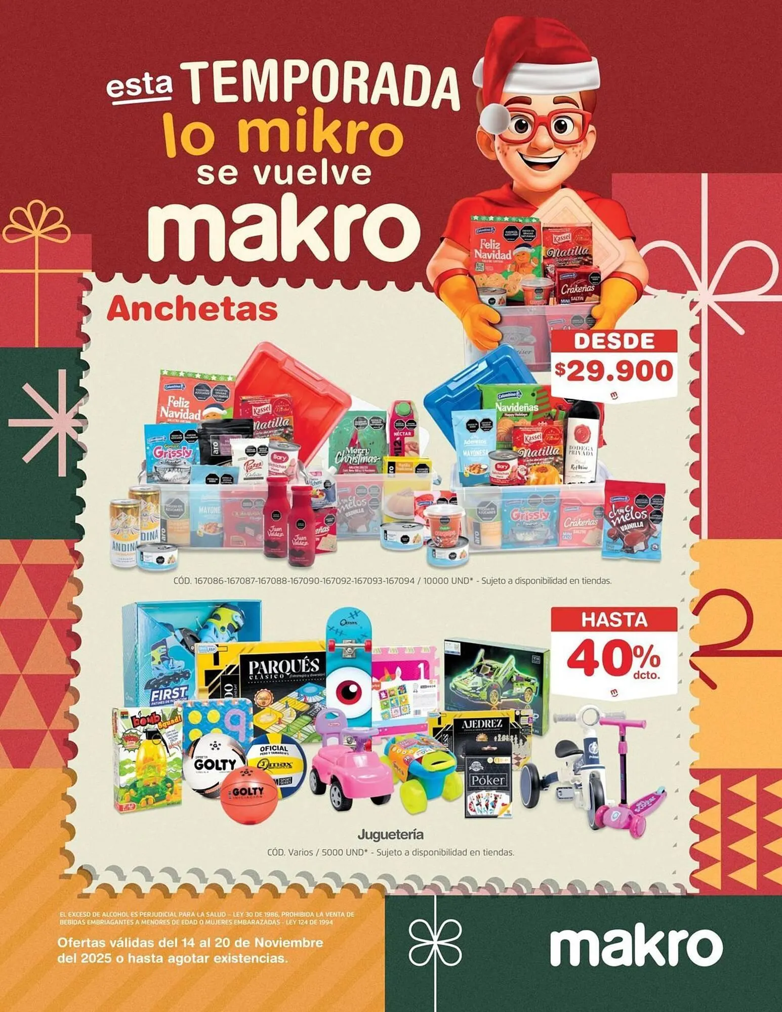 Catalogo de Catálogo Makro 14 de noviembre al 20 de noviembre 2025 - Pag 1