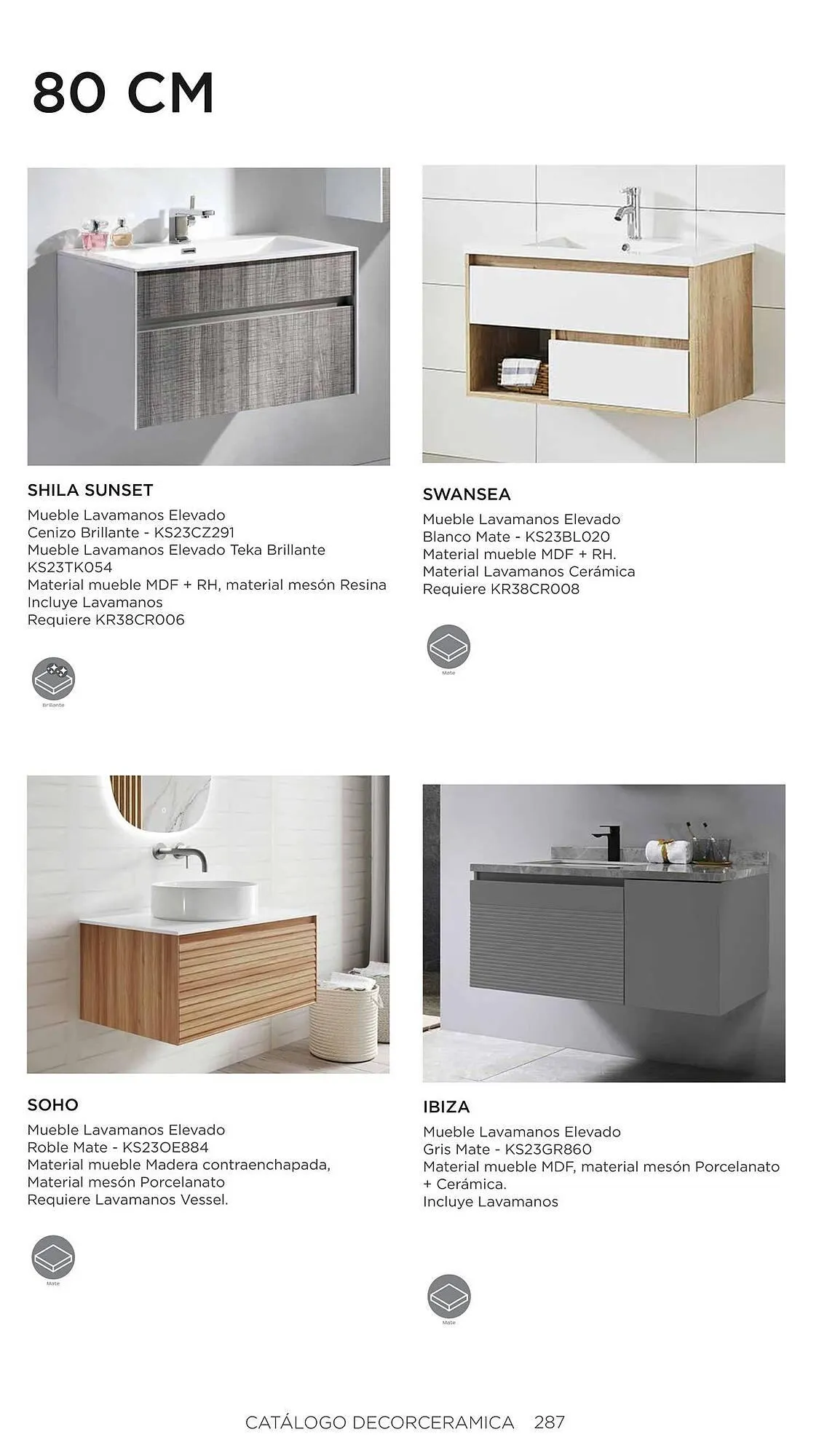 Catalogo de Catálogo Decorceramica 6 de noviembre al 6 de mayo 2025 - Pag 287