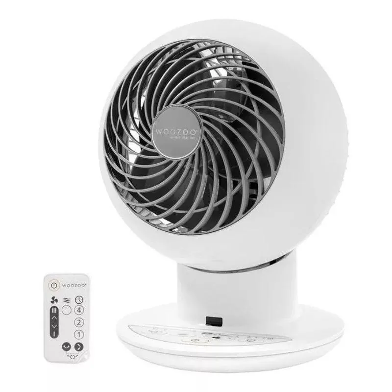 Ventilador Robot Silencios Oscilante a Control Remoto Woozo