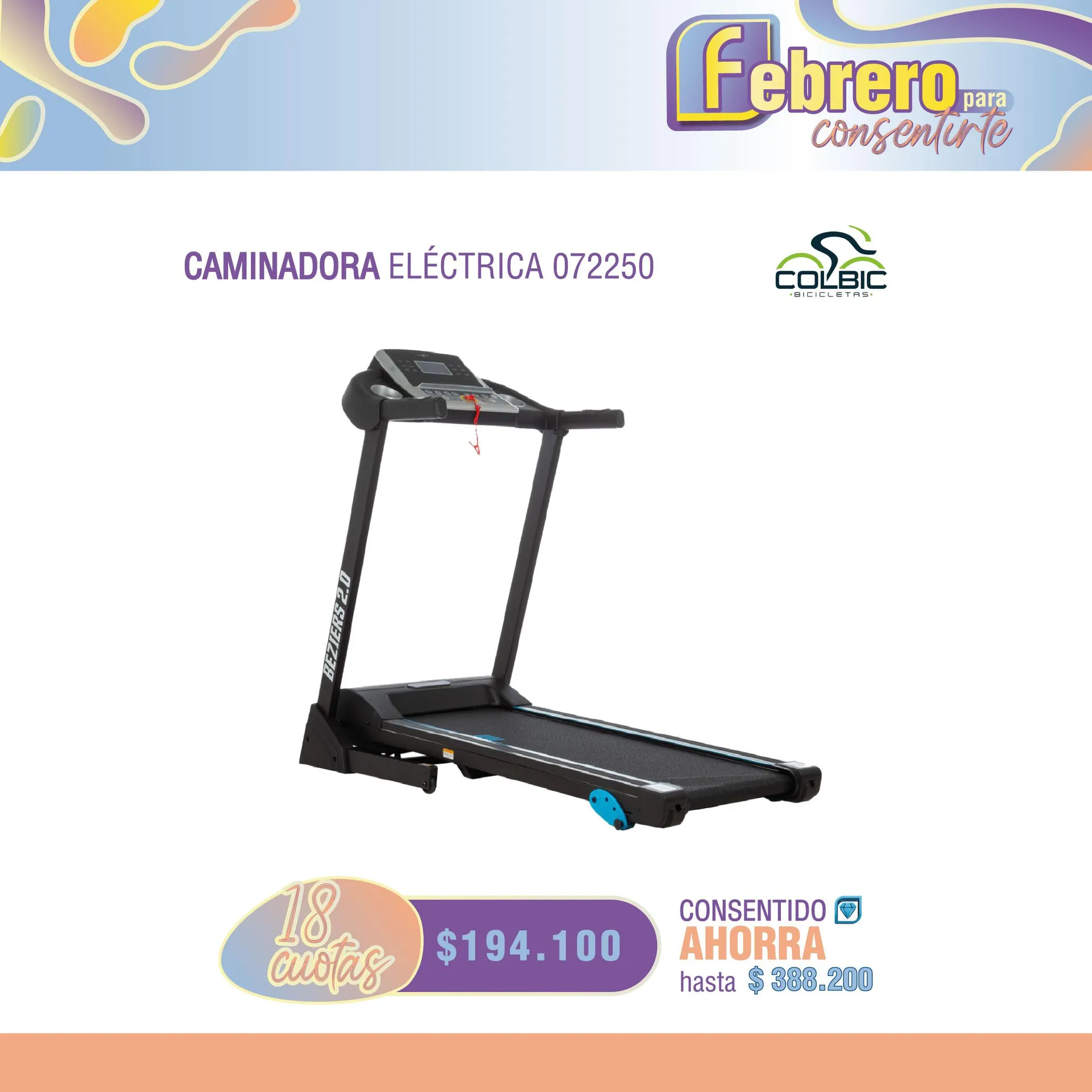 CAMINADORA ELÉCTRICA 072250 Sport Fitness