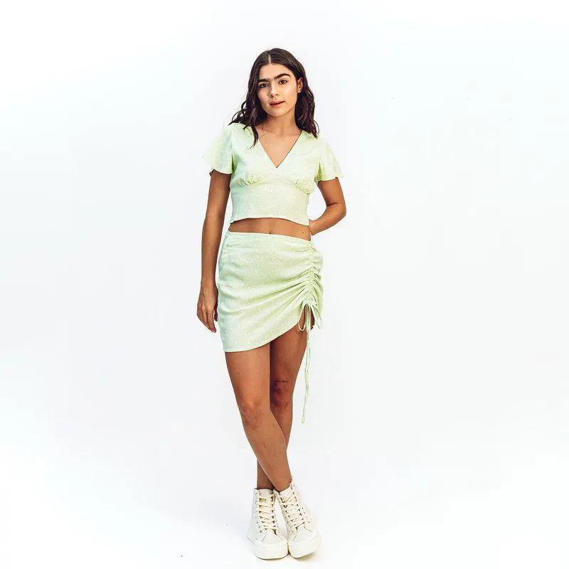 Falda Ajustada Talle Alto Havelem