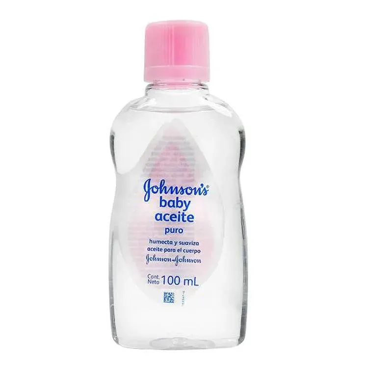 Aceite Puro Johnsons Baby Frasco Con 100 mL