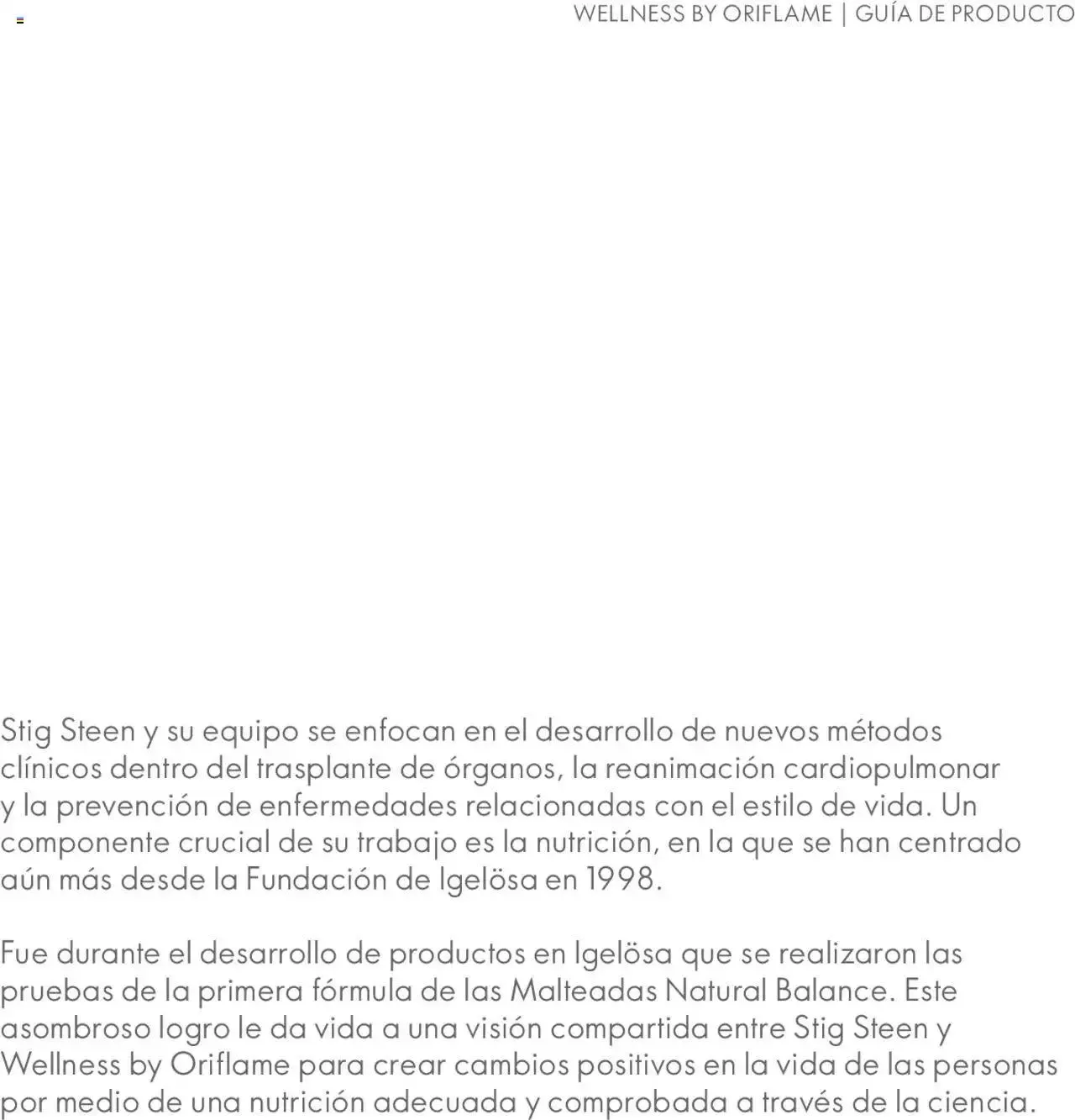 Catalogo de Oriflame - Guía de Producto Wellness 1 de junio al 31 de diciembre 2024 - Pag 13