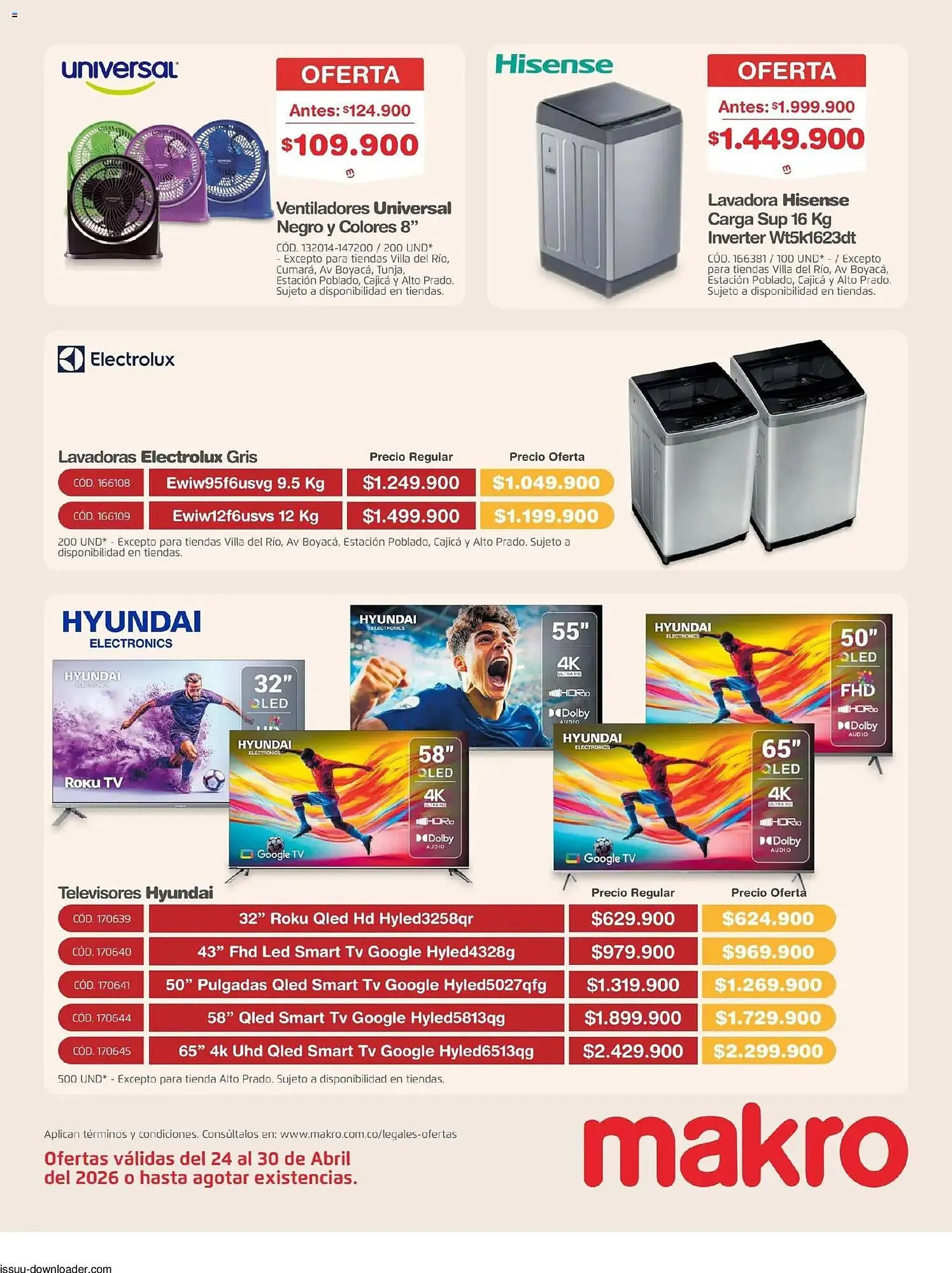 Catalogo de Catálogo Makro 24 de abril al 30 de abril 2026 - Pag 31