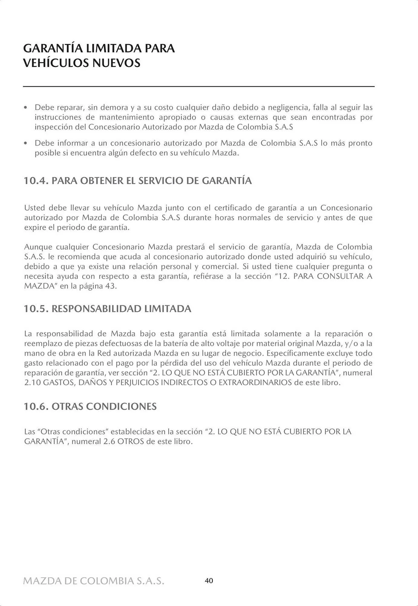 Catalogo de Catálogo Mazda 4 de octubre al 4 de octubre 2024 - Pag 42