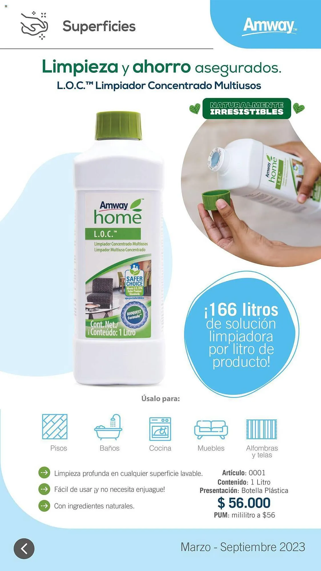 Catalogo de Catálogo Amway 31 de marzo al 1 de septiembre 2023 - Pag 4