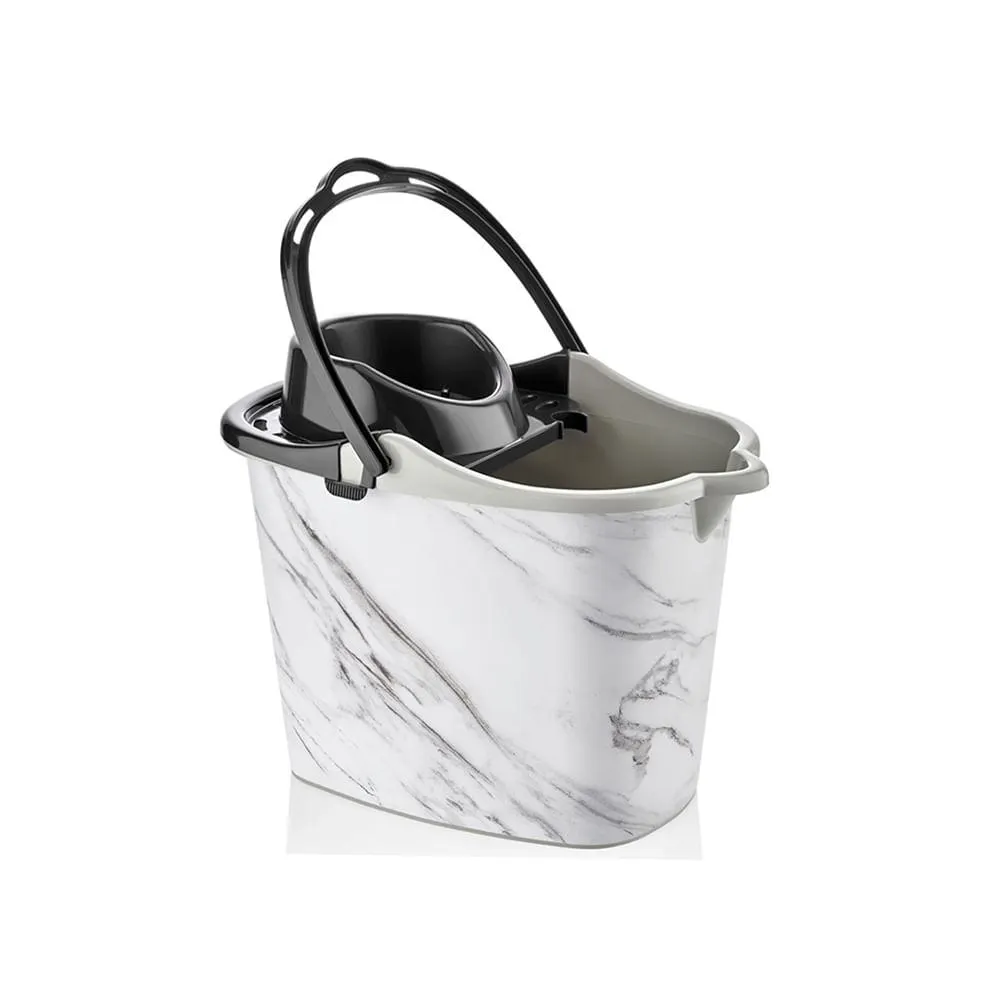 Balde Con Escurridor Iml Marmol