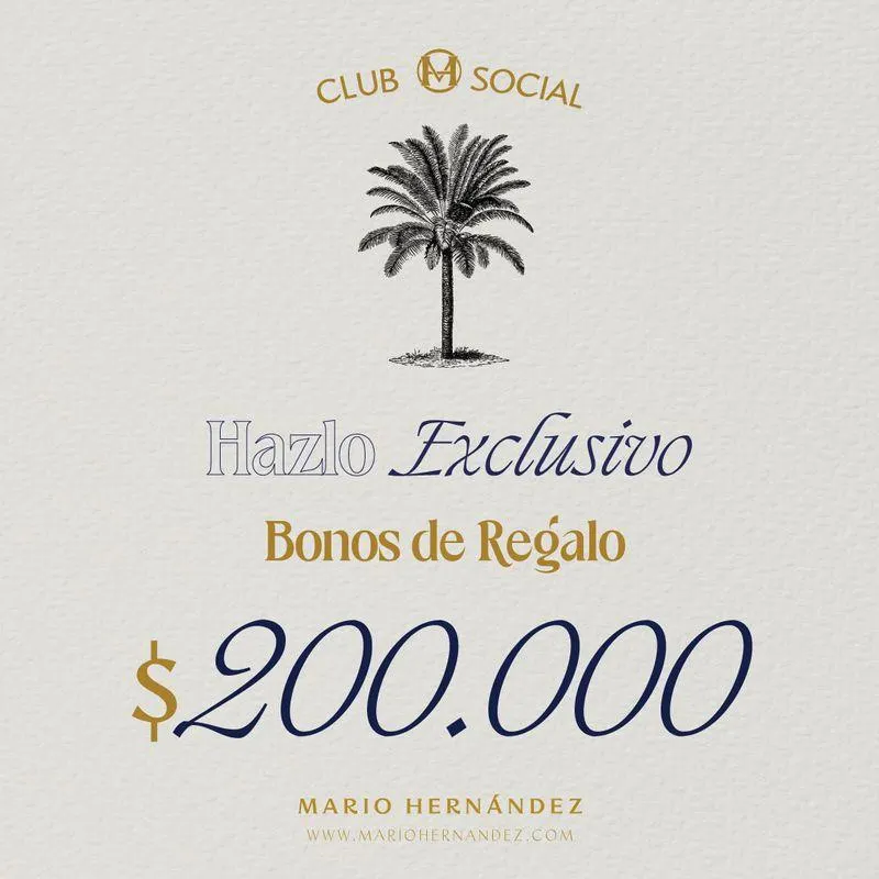Bono Regalo MH 200.000 MARIO HERNÁNDEZ