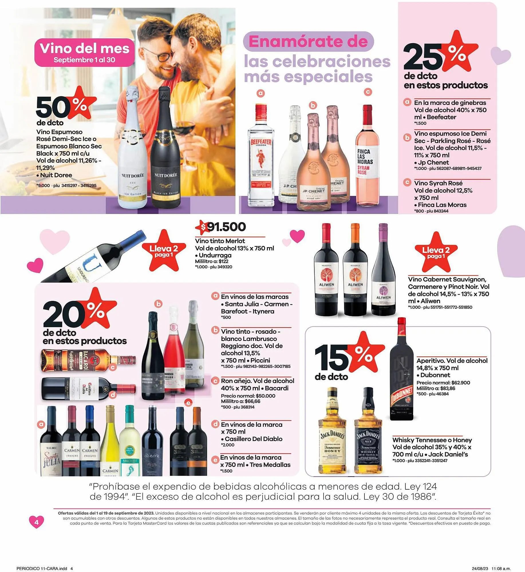 Catalogo de Catálogo Éxito 1 de septiembre al 19 de septiembre 2023 - Pag 4