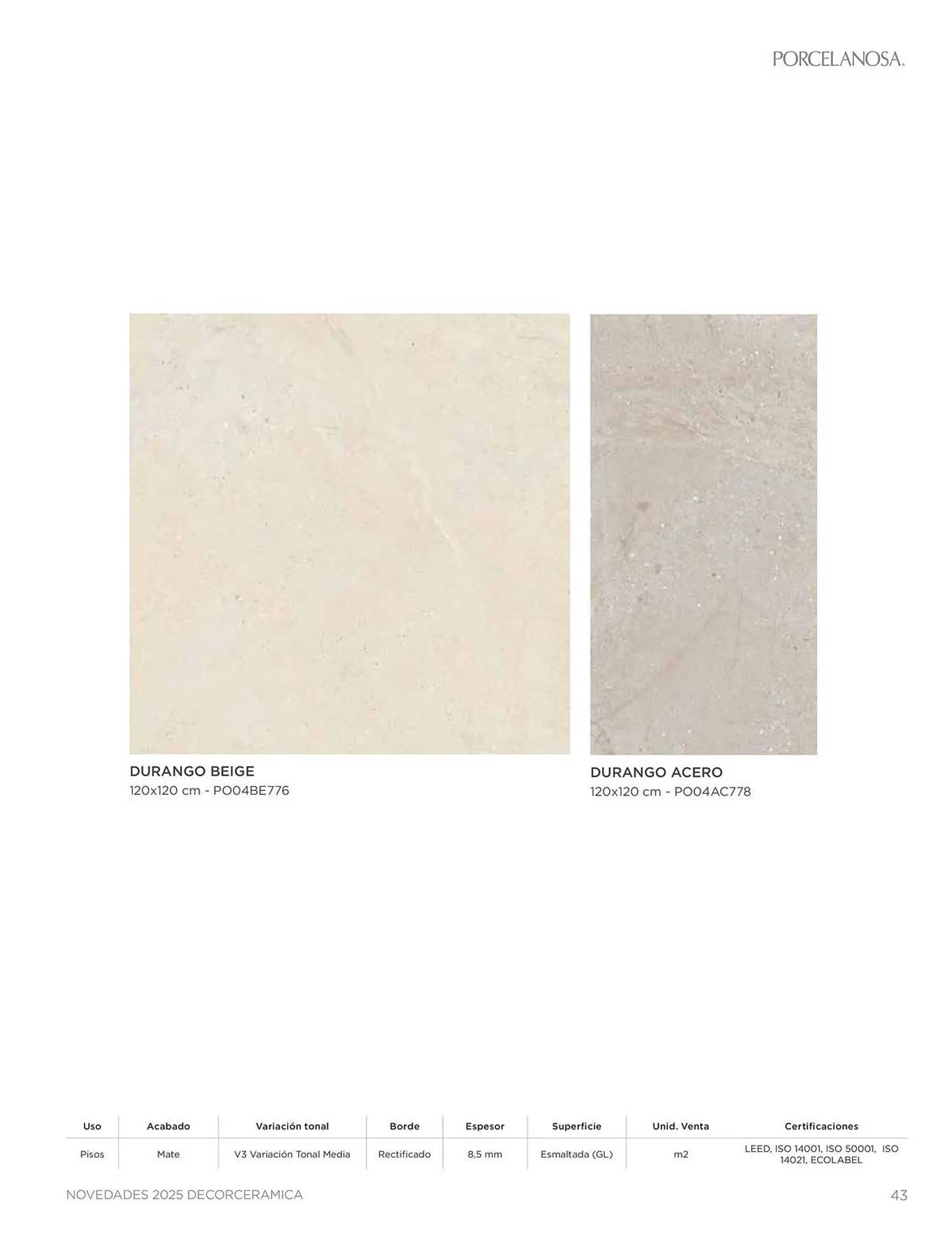 Catalogo de Catálogo Decorceramica 9 de diciembre al 31 de diciembre 2025 - Pag 43