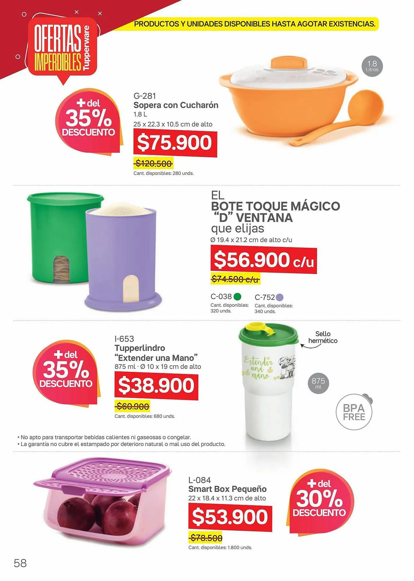 Catalogo de Catálogo Tupperware 8 de septiembre al 5 de octubre 2023 - Pag 58