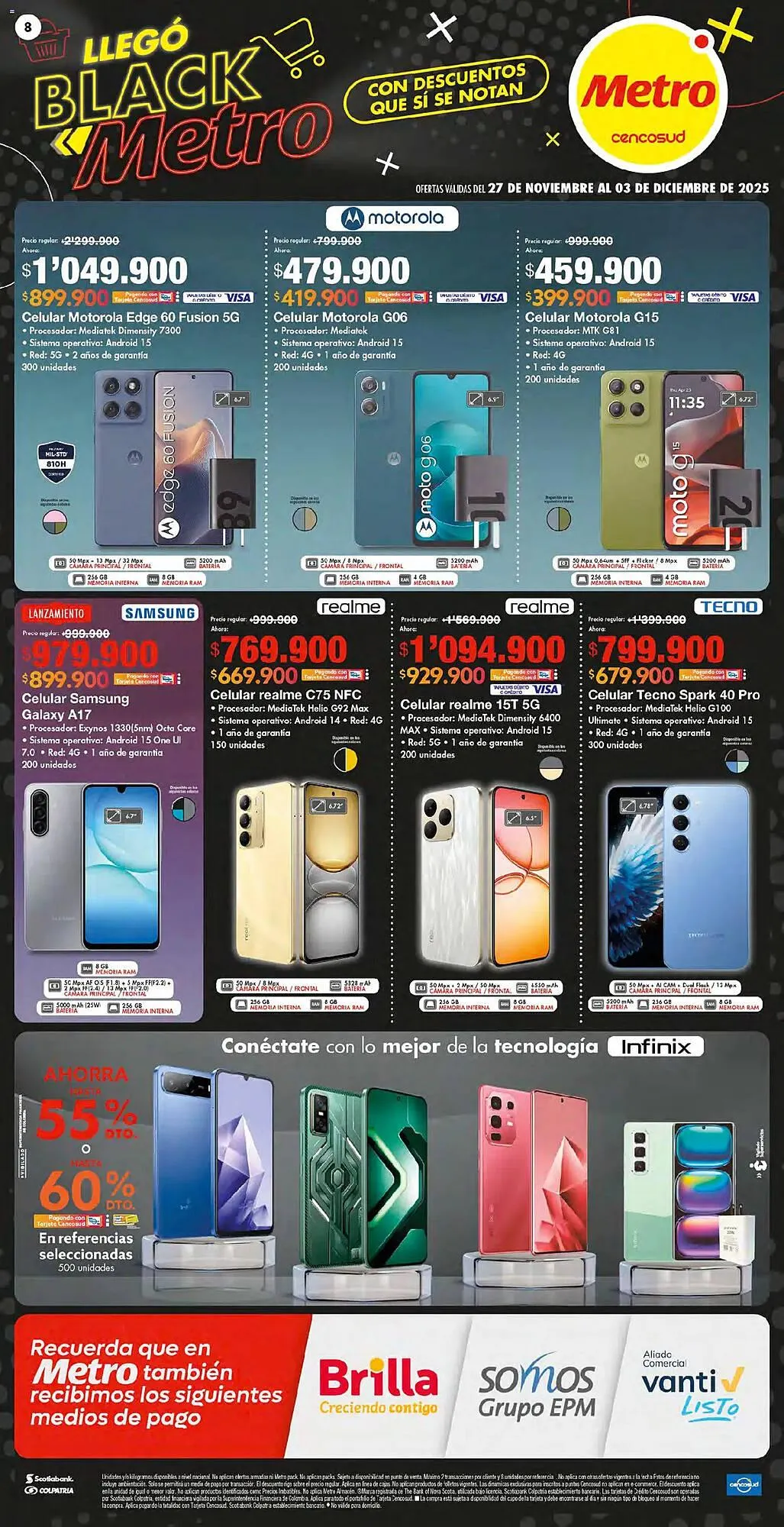 Catalogo de Catálogo Metro 27 de noviembre al 4 de enero 2026 - Pag 8