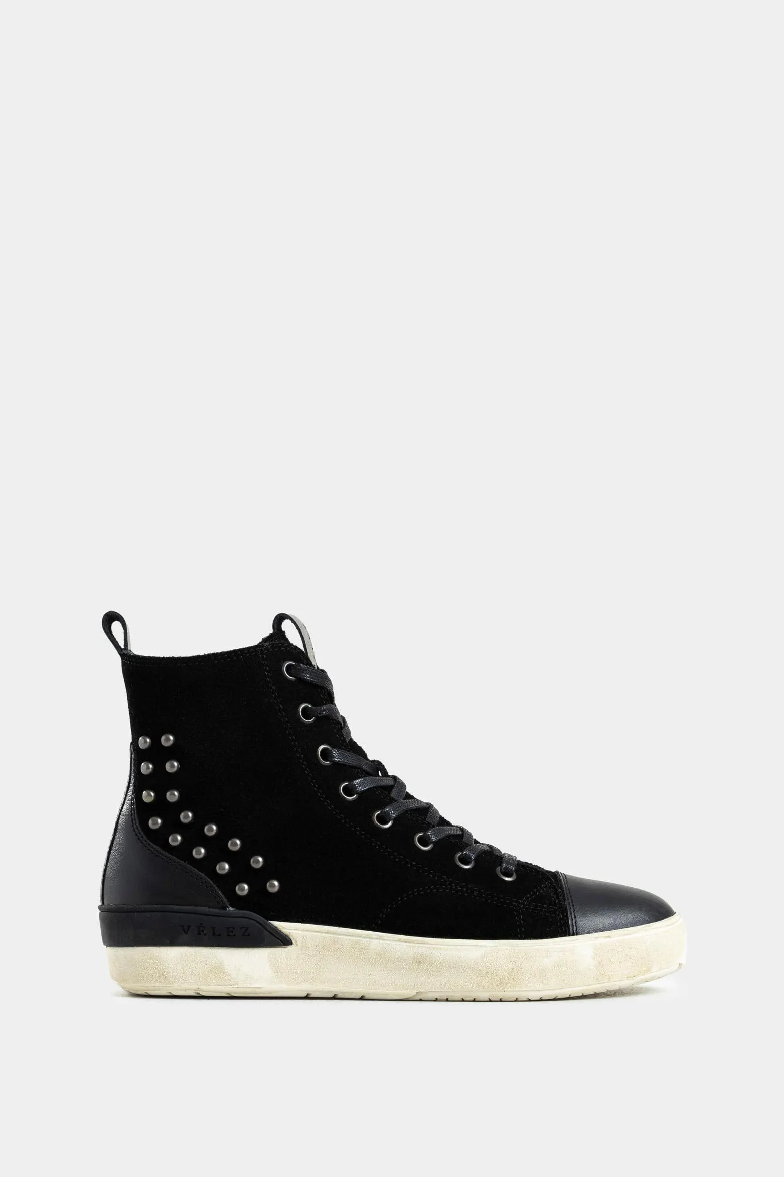 Tenis bota en cuero gamuza para mujer Paraíso