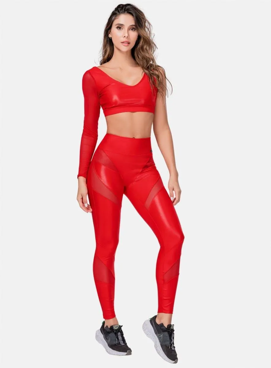 LEGGINS DEPORTIVO CORTES DECORATIVOS EN MALLA