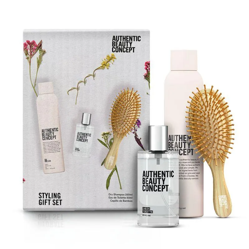 Kit Authentic Beauty Concept Fragancia Eau de Toilette + Shampoo en Seco + Cepillo Bamboo - ABC