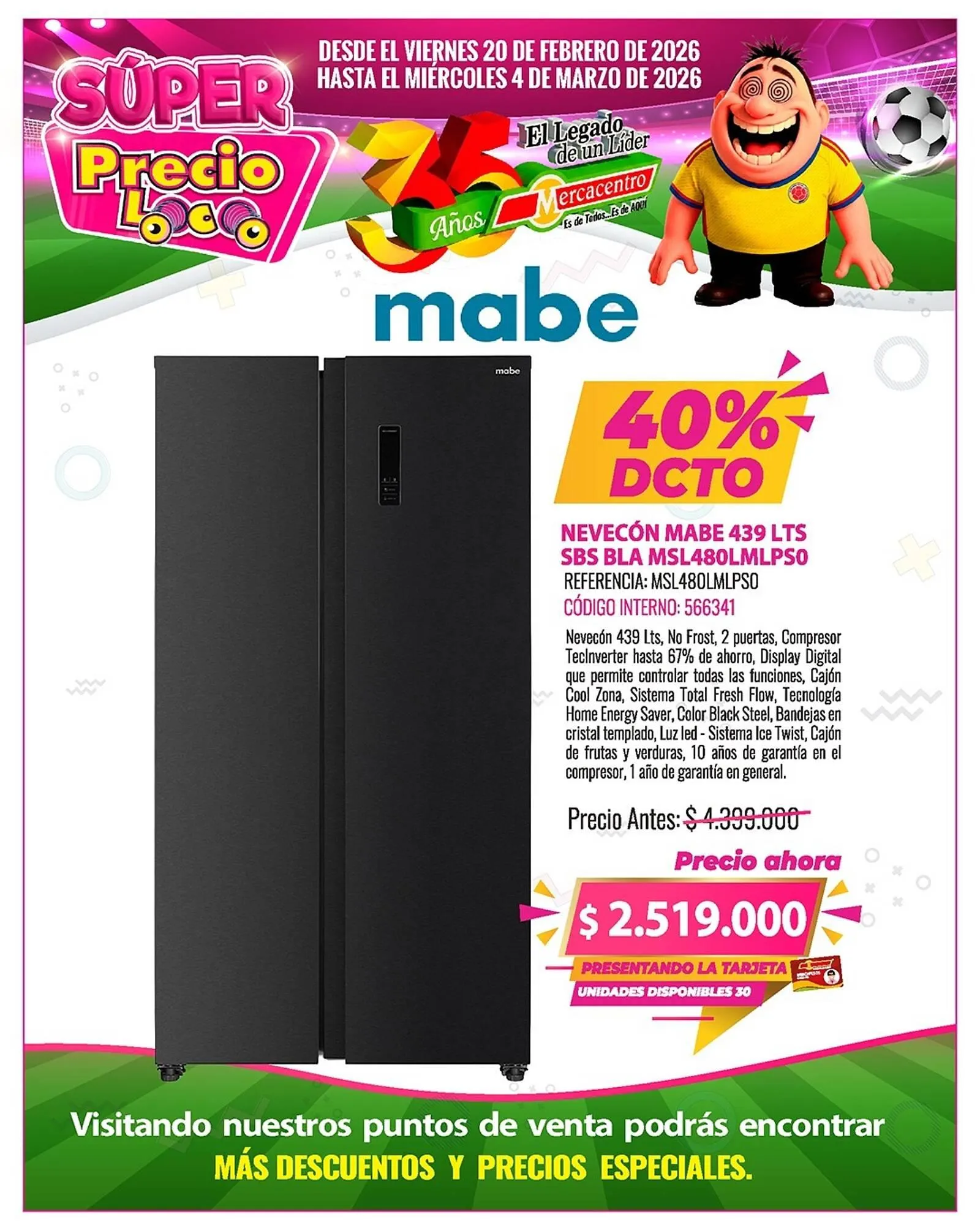 Catalogo de Catálogo MercaCentro 3 de marzo al 4 de marzo 2026 - Pag 1