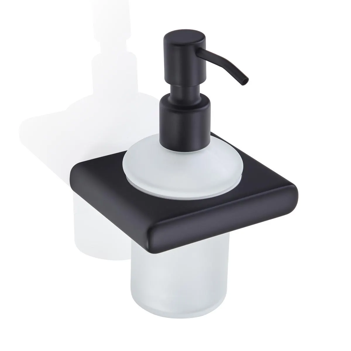 Jabonera Liquid Mate Black