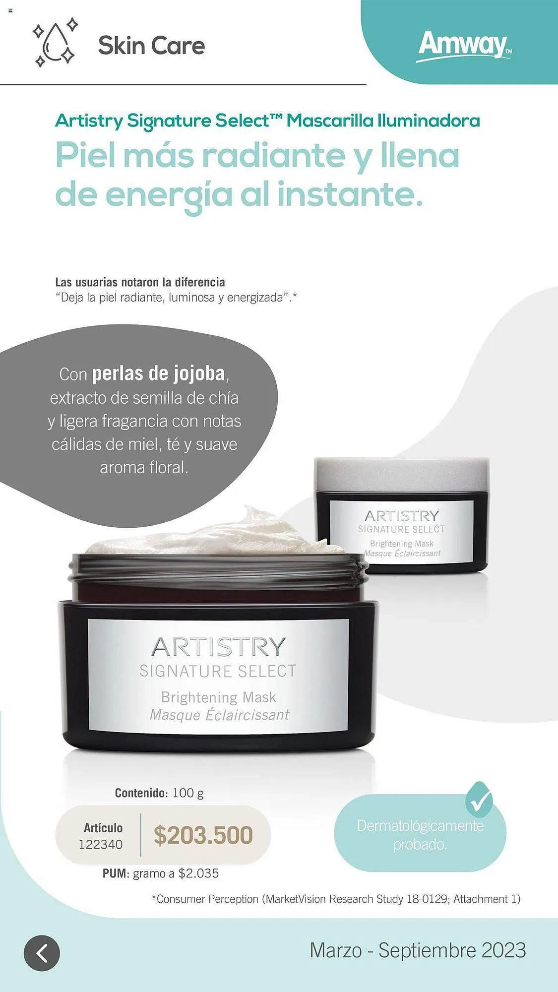 Catalogo de Catálogo Amway 31 de marzo al 1 de septiembre 2023 - Pag 47