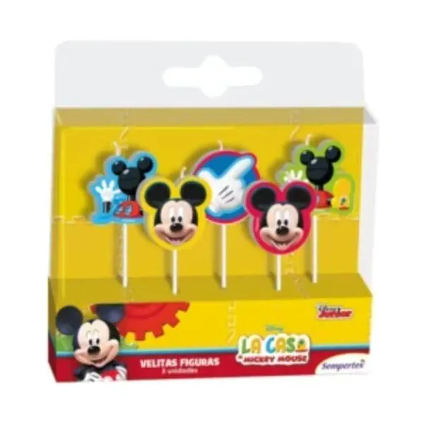 VELAS MICKEY FIGURAS
