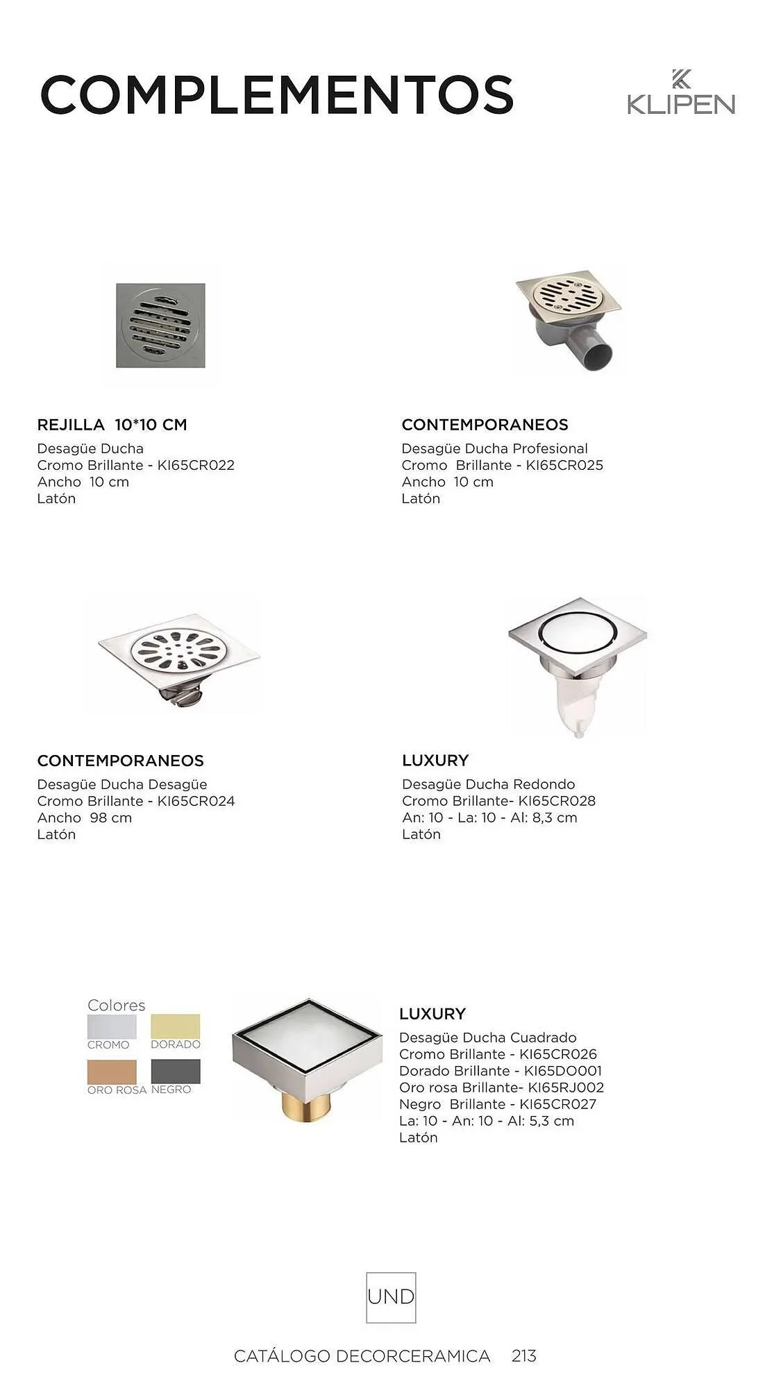 Catalogo de Catálogo Decorceramica 6 de noviembre al 6 de mayo 2025 - Pag 213