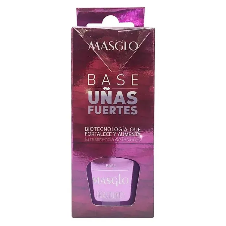 Base Masglo Unas Fuertes Caja Con Frasco Con 13.5 mL