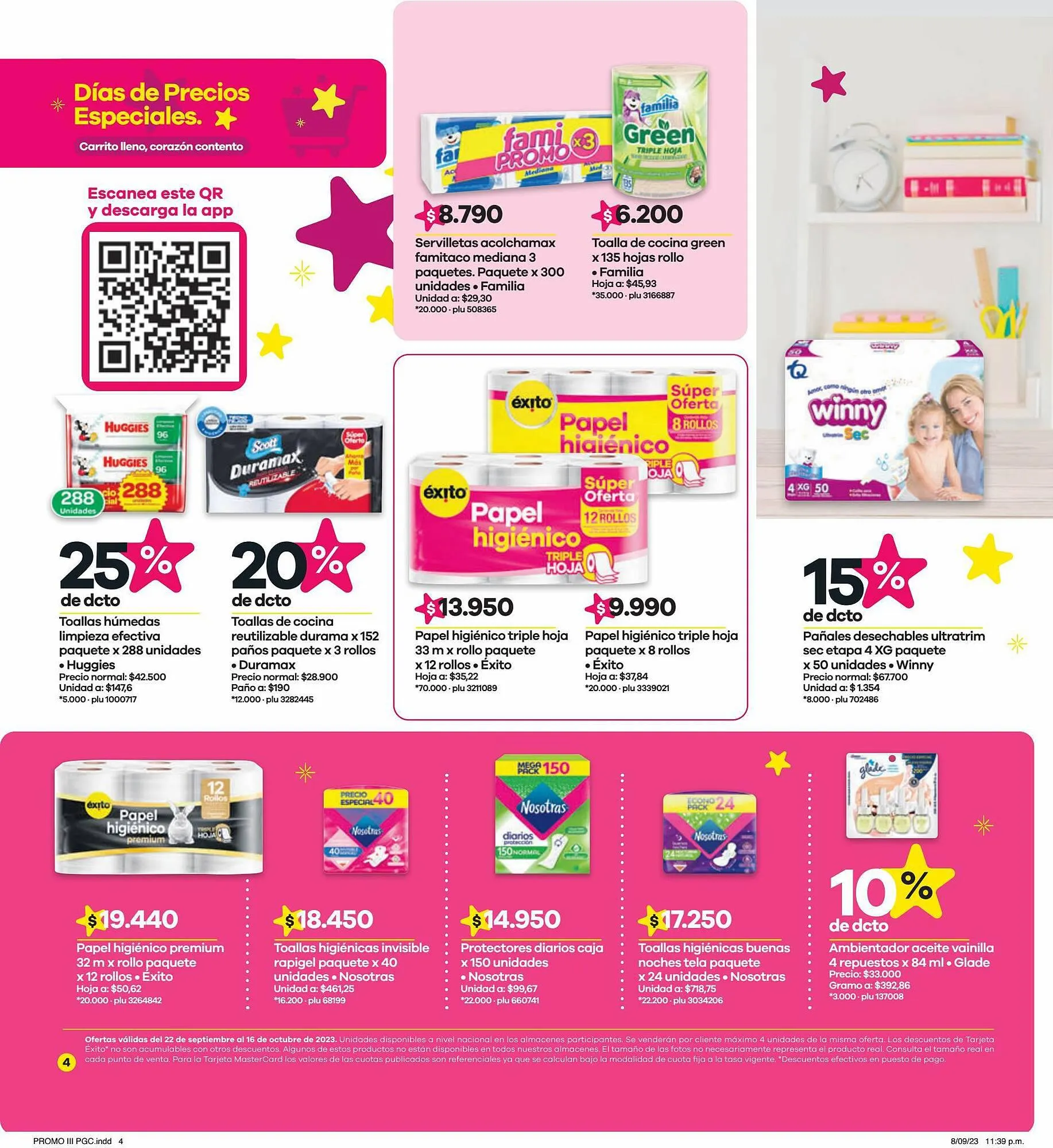 Catalogo de Catálogo Éxito 22 de septiembre al 16 de octubre 2023 - Pag 4