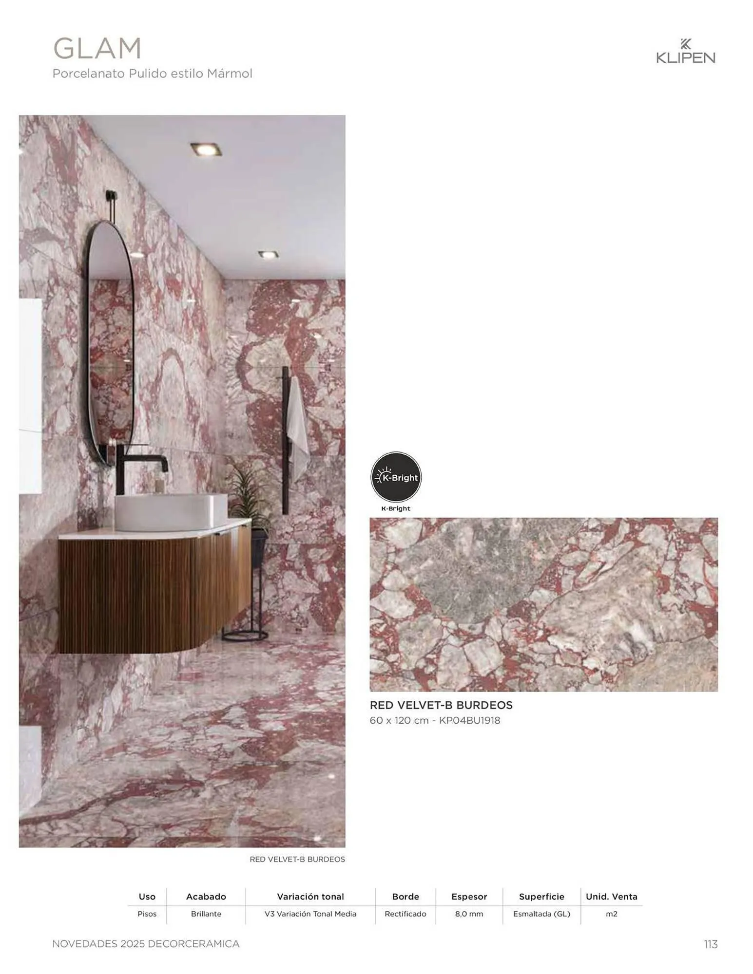 Catalogo de Catálogo Decorceramica 9 de diciembre al 31 de diciembre 2025 - Pag 113