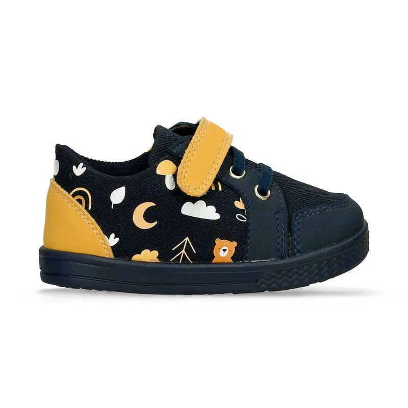 Tenis Casuales Azul Bubblegummers Qristian Niño