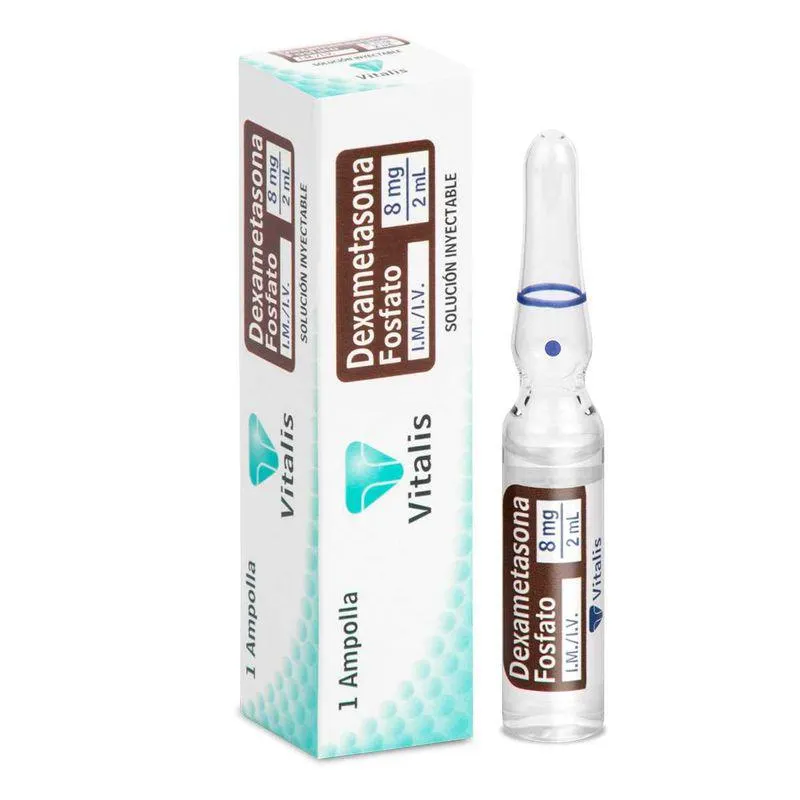 Dexametasona 8 Mg Caja X 1 Amp X 2 Ml