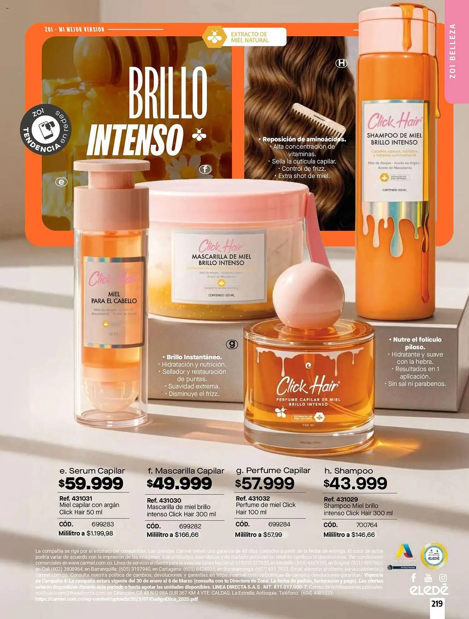 Catalogo de Catálogo Carmel 1 de abril al 30 de abril 2026 - Pag 219