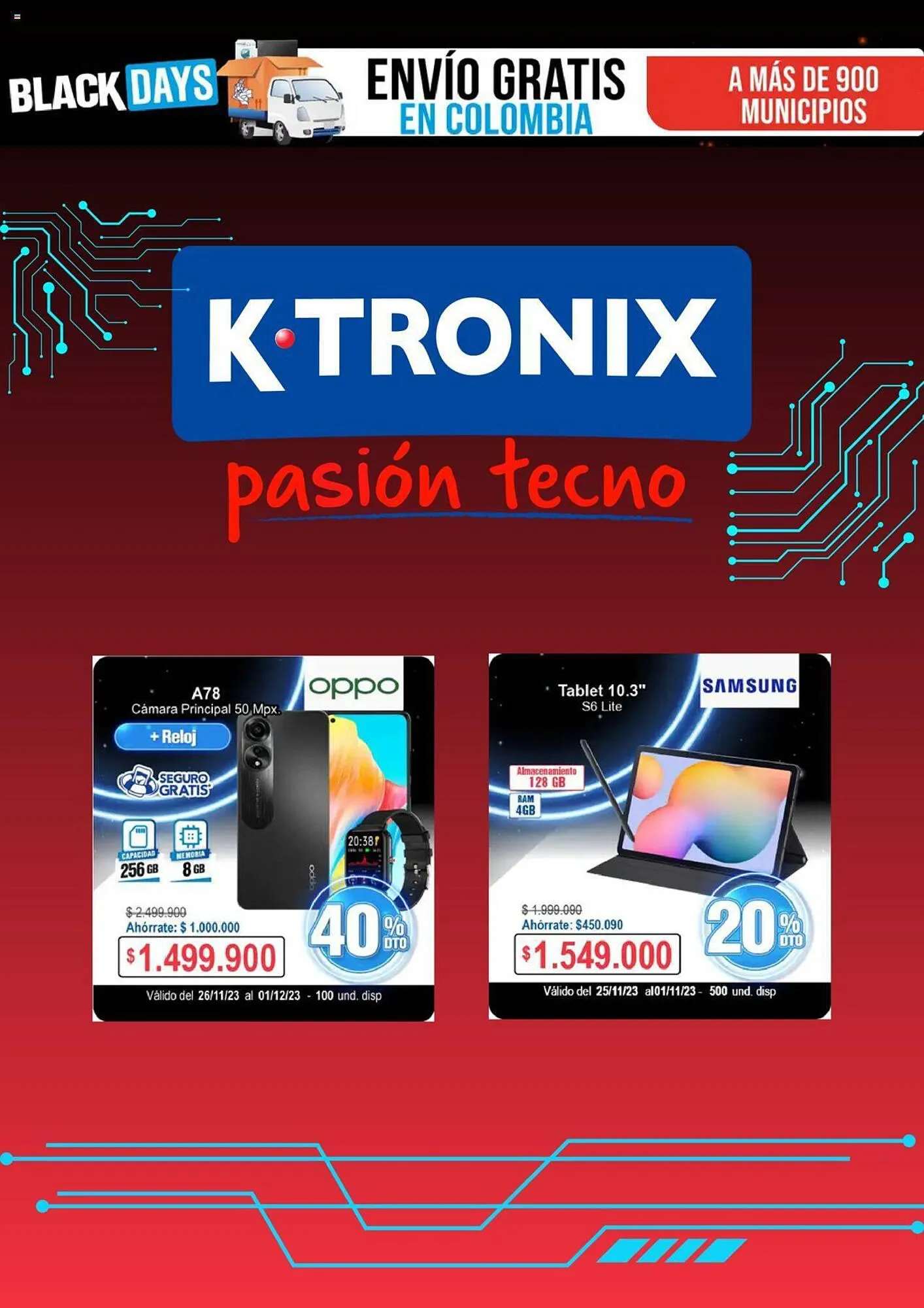 Catalogo de Catálogo Ktronix 25 de noviembre al 1 de diciembre 2023 - Pag 1