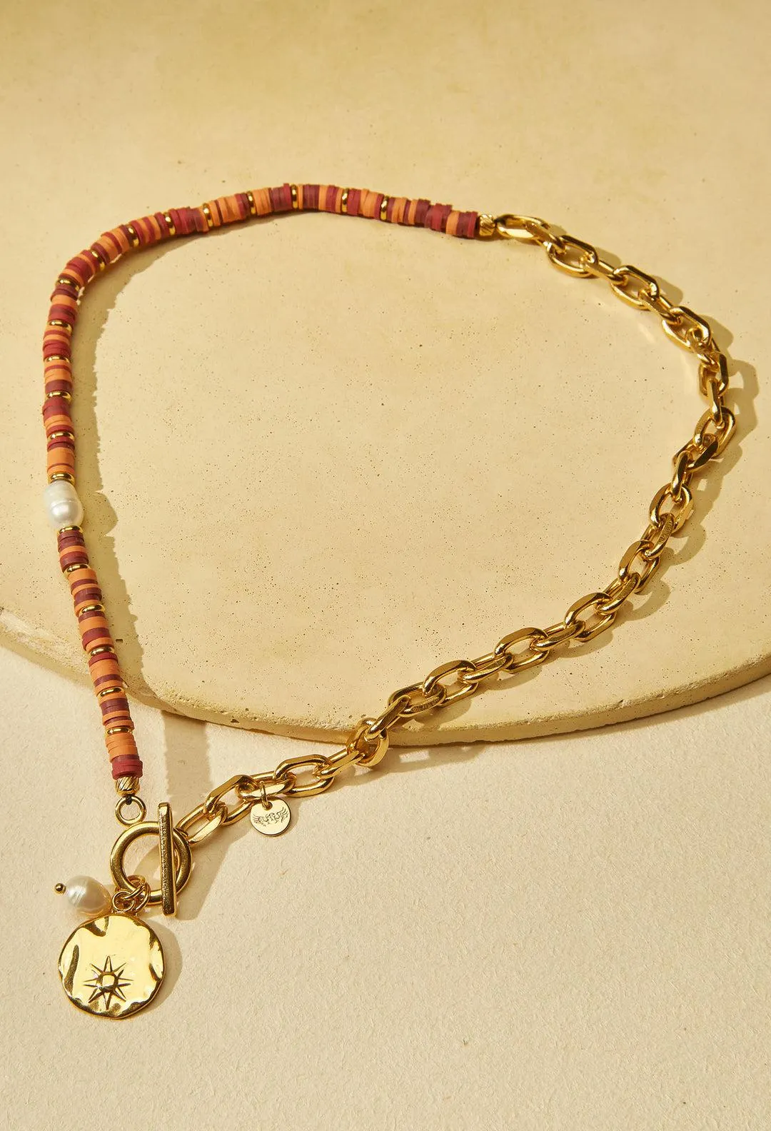 Collar Corto Dije Redondo Mujer - SALE