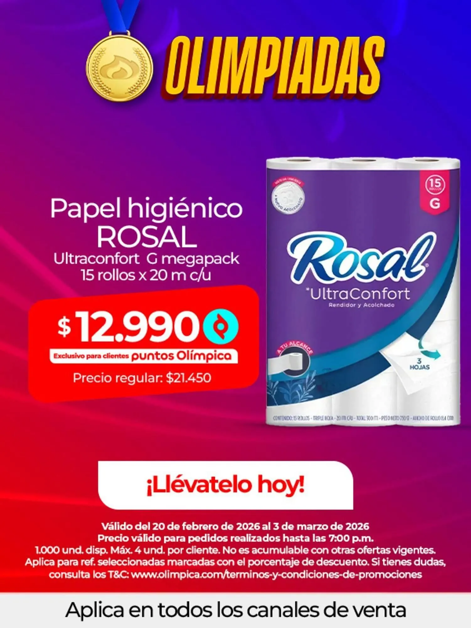 Catalogo de Catálogo Olímpica 20 de febrero al 3 de marzo 2026 - Pag 1