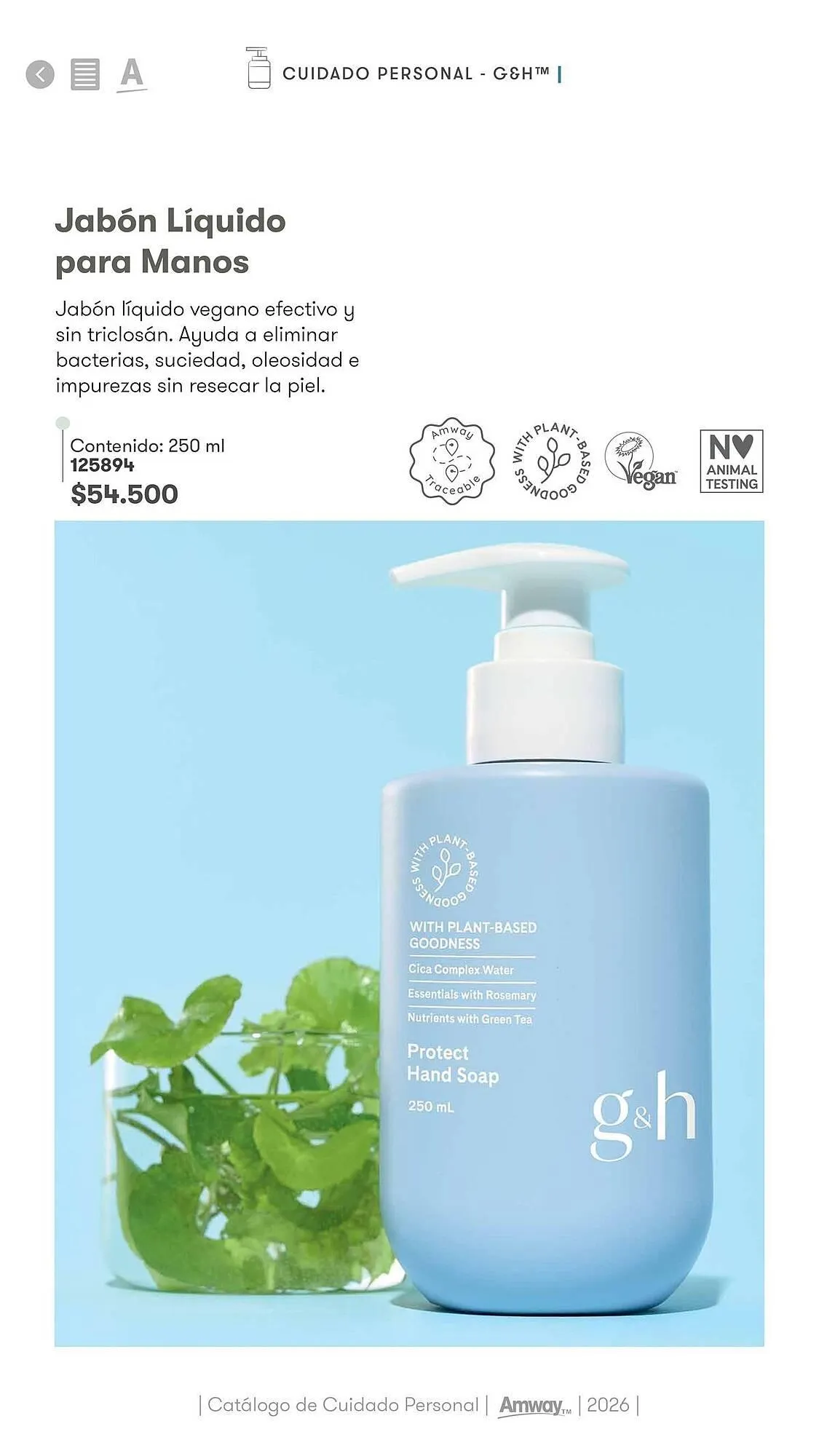 Catalogo de Catálogo Amway 26 de marzo al 31 de diciembre 2026 - Pag 21