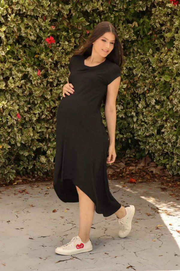 Vestido Materno Juanita Negro