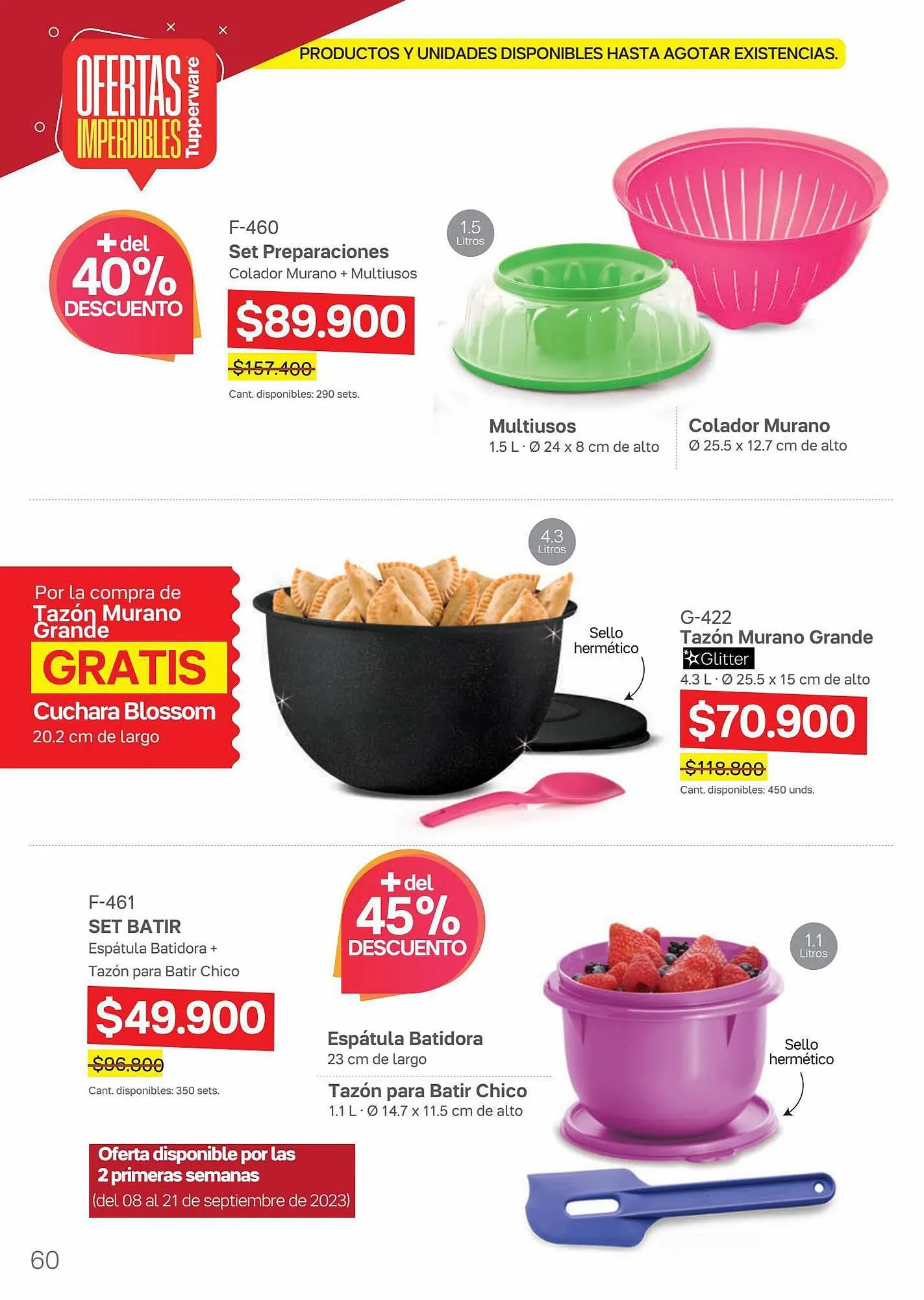 Catalogo de Catálogo Tupperware 8 de septiembre al 5 de octubre 2023 - Pag 60