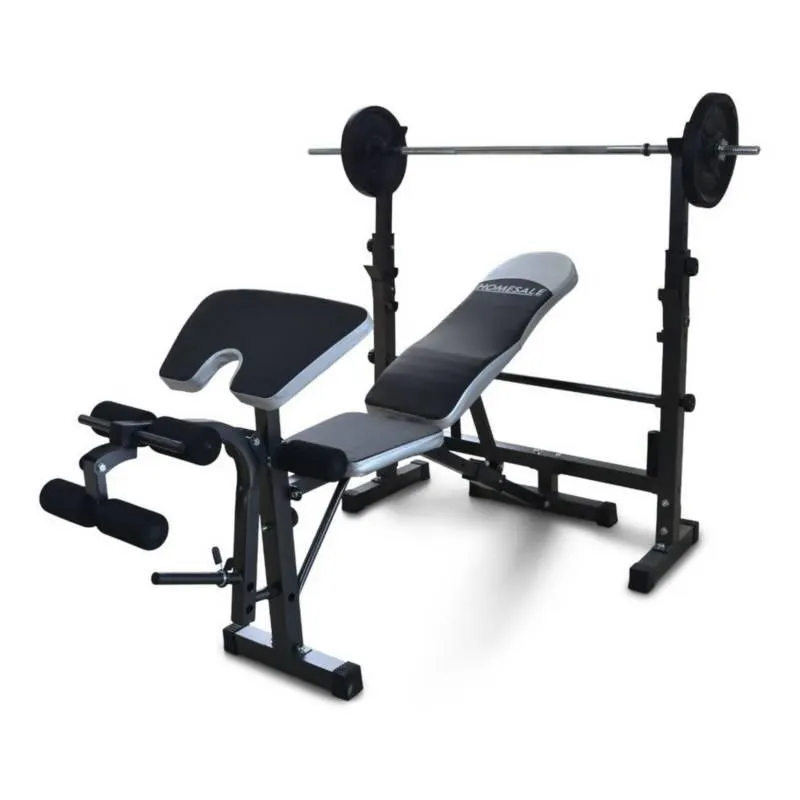 Banco Para Pesas Home Sale + Barra Olimpica + 6 Discos.