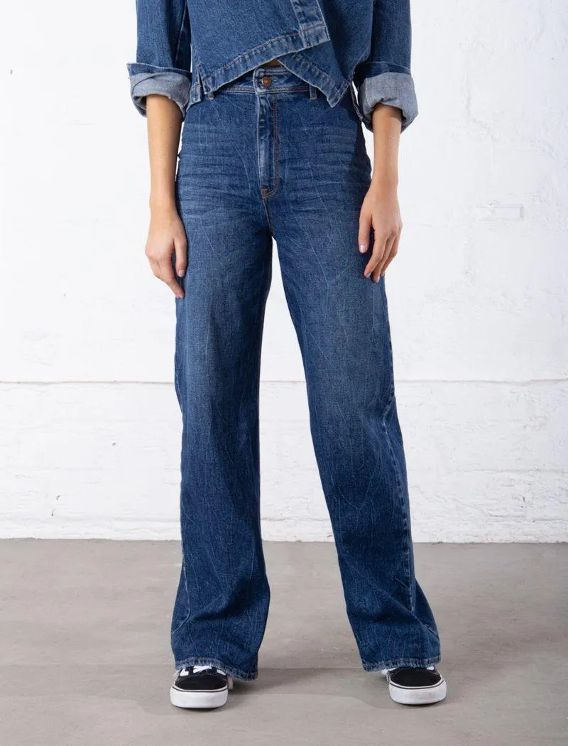 Jean fit Wide Leg Long