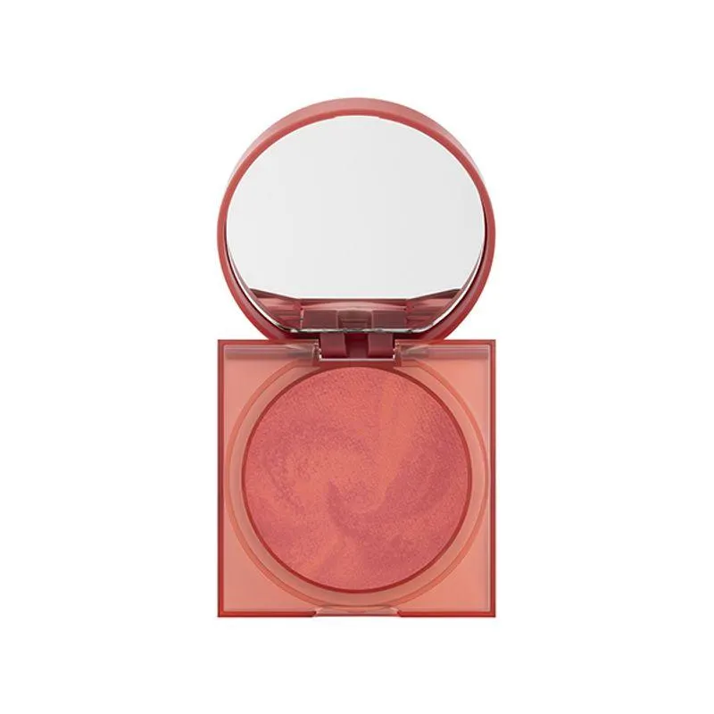 Rubor GloWish Cheeky Vegan Blush Powder - Caring Coral