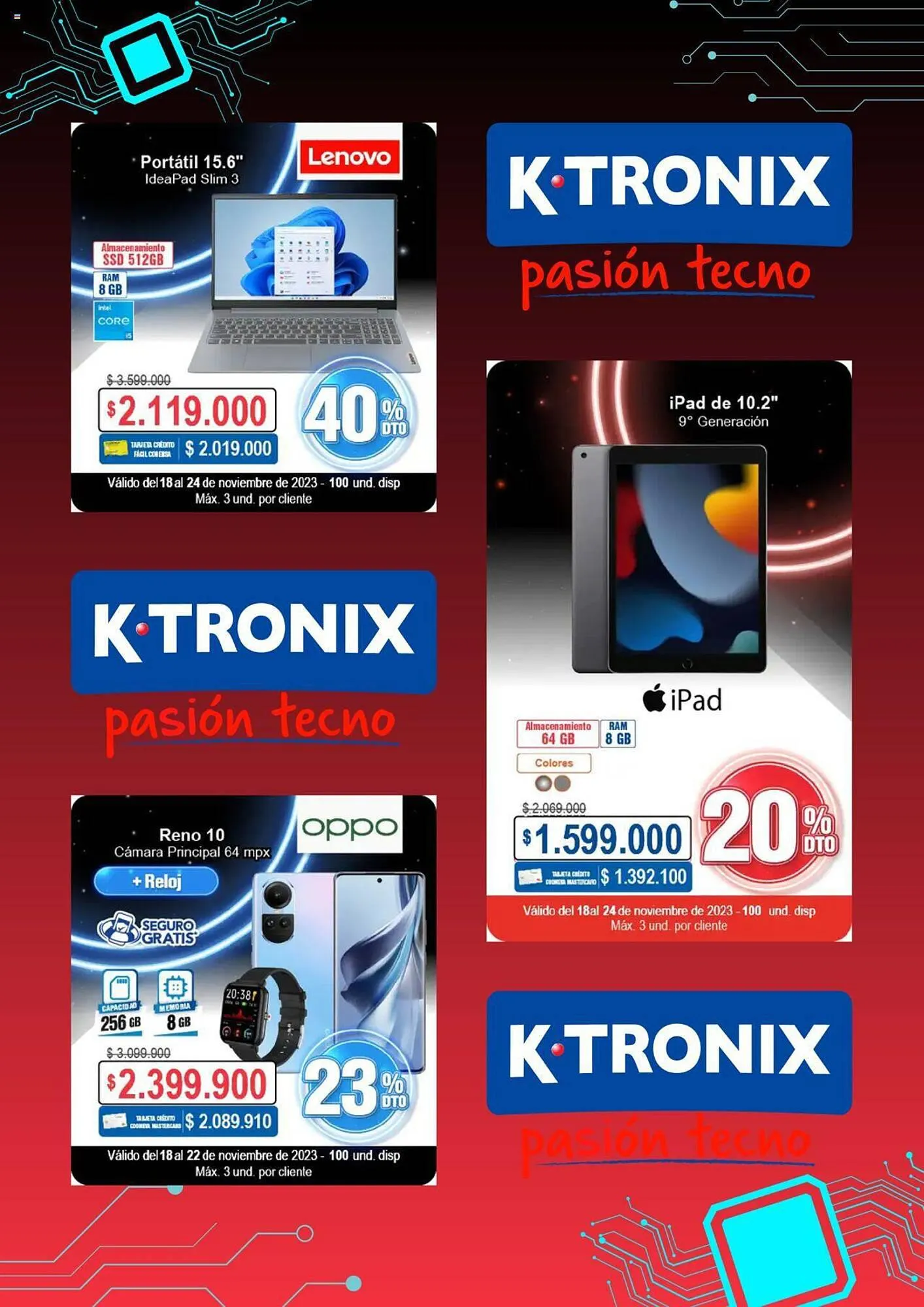 Catalogo de Catálogo Ktronix 18 de noviembre al 27 de noviembre 2023 - Pag 2