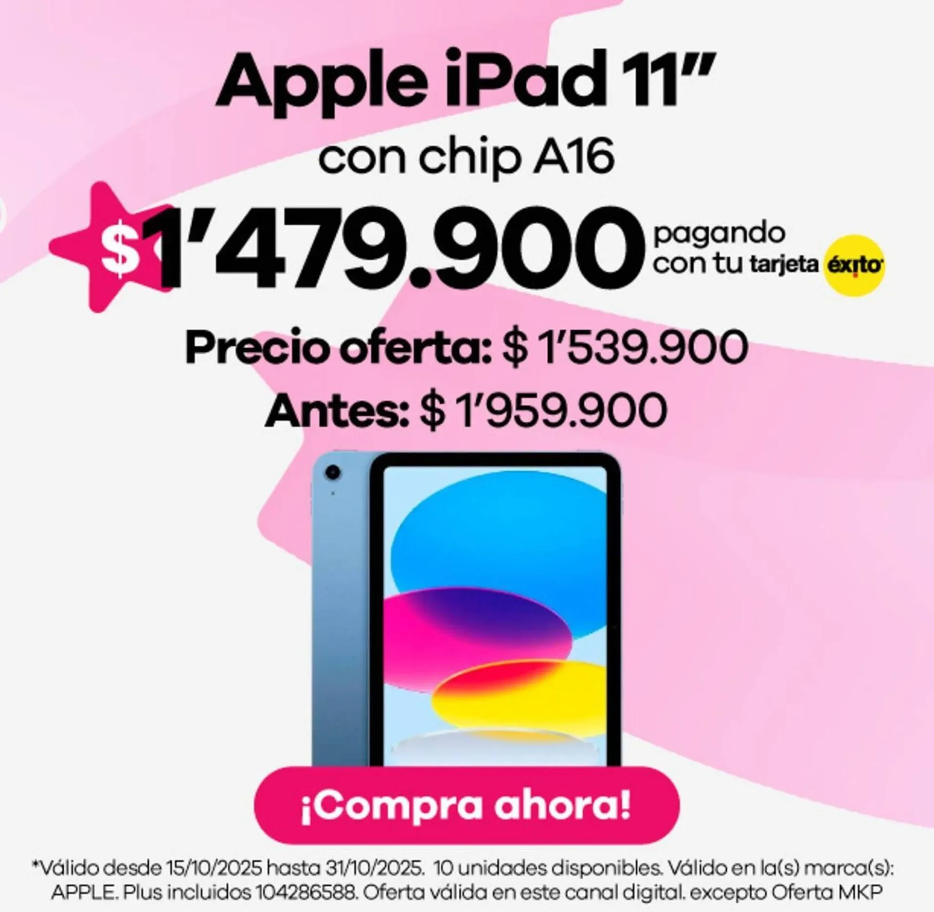 Catalogo de Catálogo Éxito 16 de octubre al 30 de octubre 2025 - Pag 22