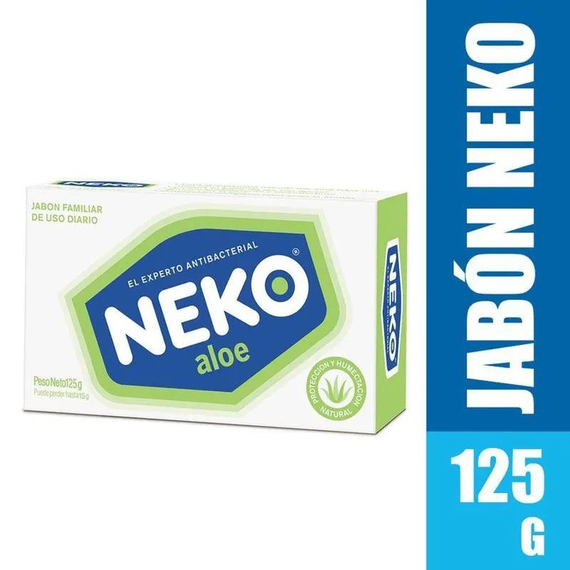 Jabon Barra Neko Aloe X 125 Gr