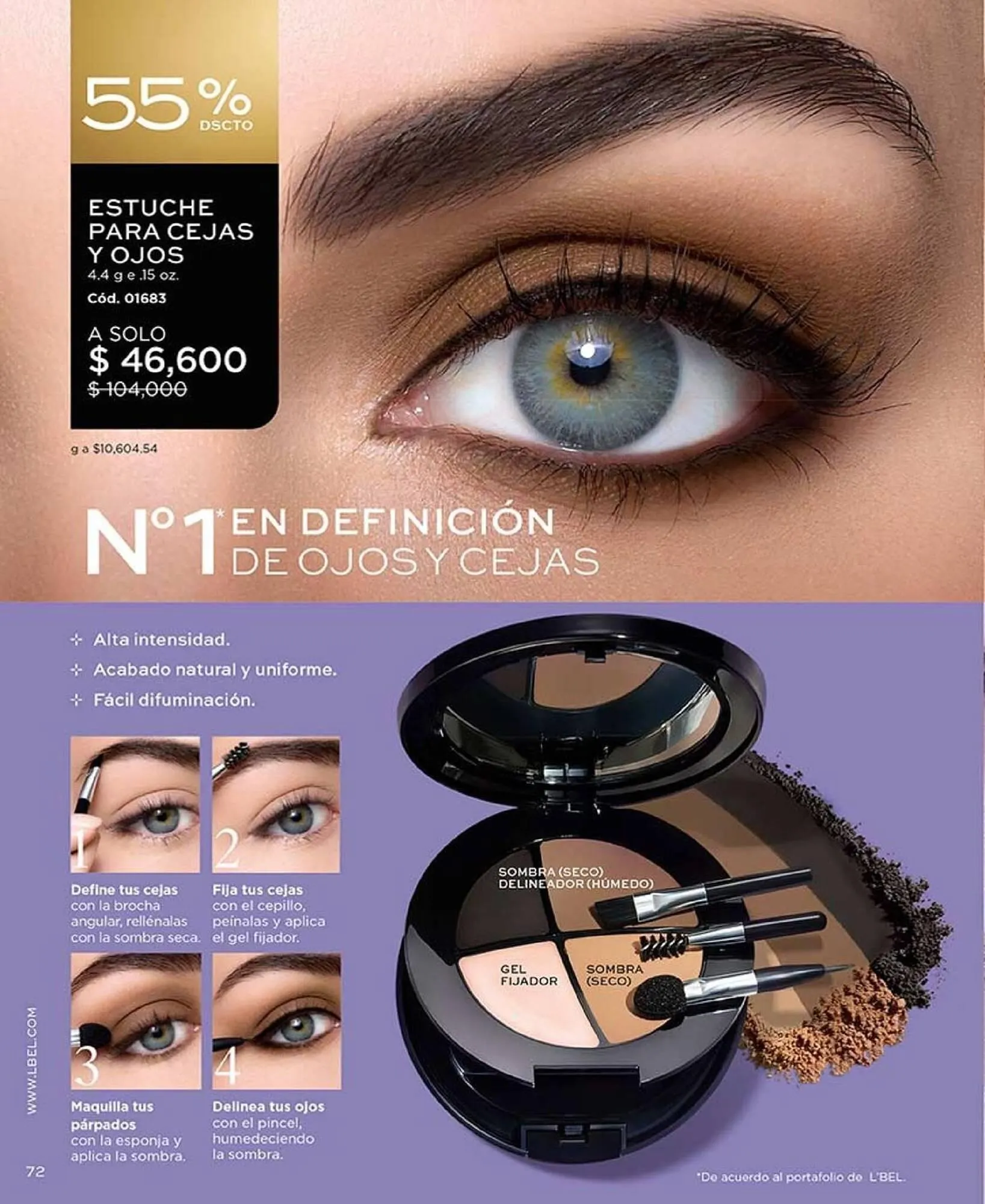 Catalogo de Catálogo L'bel 25 de marzo al 30 de abril 2025 - Pag 72