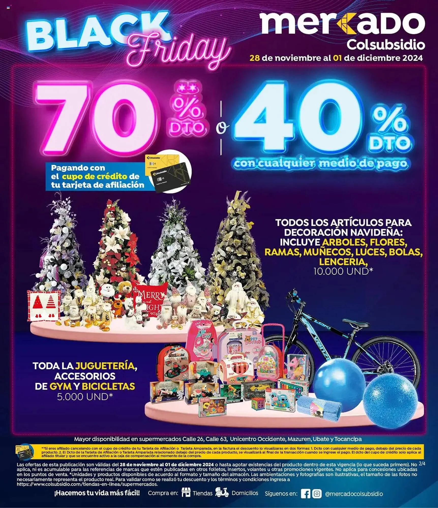 Catalogo de Catálogo Colsubsidio 28 de noviembre al 1 de diciembre 2024 - Pag 3